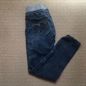 Medium Wash Justice Jeggings (Girl’s size 16R)